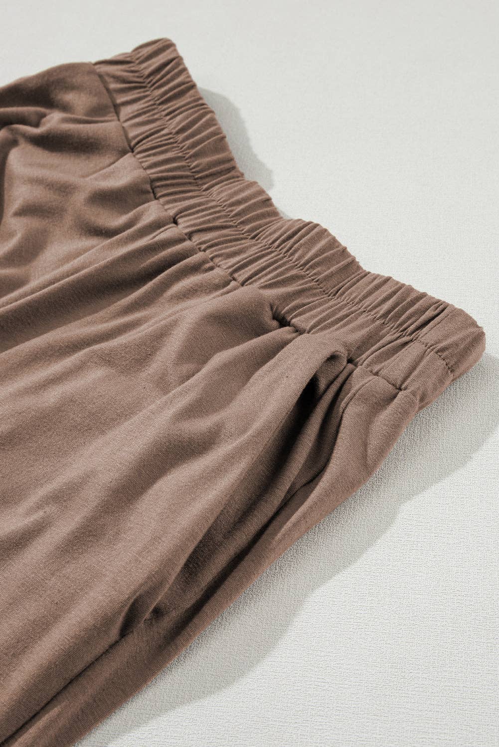 Smoke Gray Wide Leg Pants Set