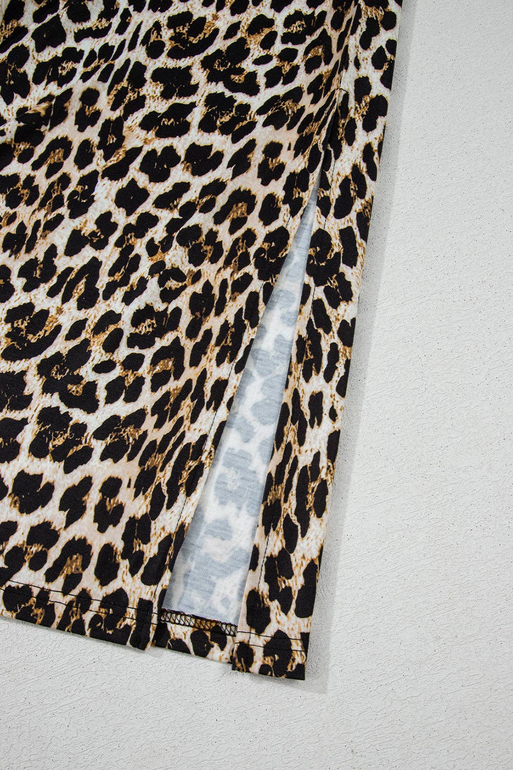 Leopard Sleeveless Maxi Dress